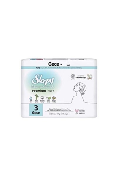 Sleepy Bio Natural Ped Gece 4 Lü Eko