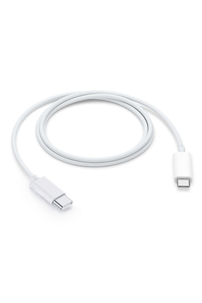 ZetGSM Cablu de date Type-C la Type-C - Încărcare rapidă - 1 metru - Alb 2 metri
