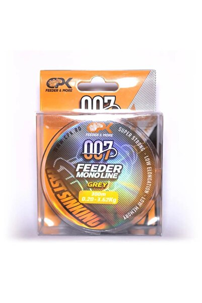 CPK Μονόινη πετονιά Feeder Monoline Γκρι 0.20mm/3.62kg/300m