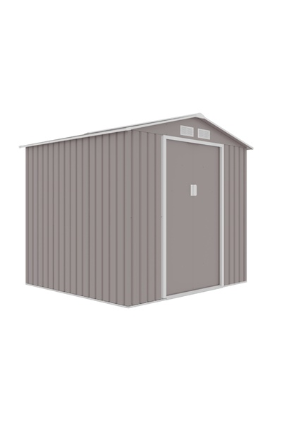 MESTERINO Casuta / magazie de gradina premium metalica, Archer-B Gri cald, di...
