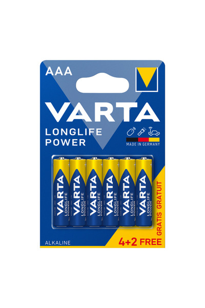 Varta High Energy Αλκαλικές Μπαταρίες AAA 1.5V 6τμχ