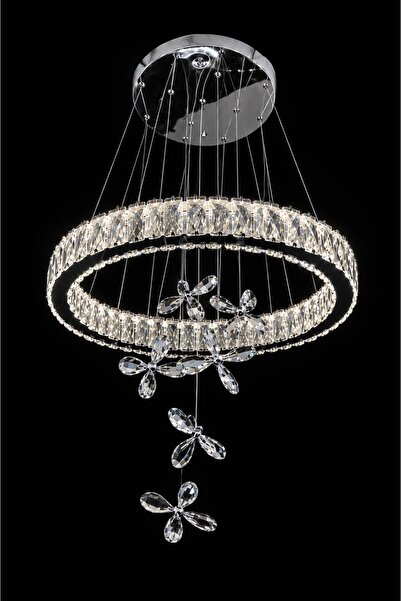 RSCOLLECTIONS Florenza Modern Sarkıt Taşlı Ledli Avize