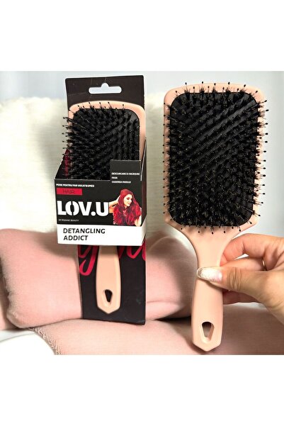 Zenorius LOV.U addict detangling hair brush with double teeth – the professio...