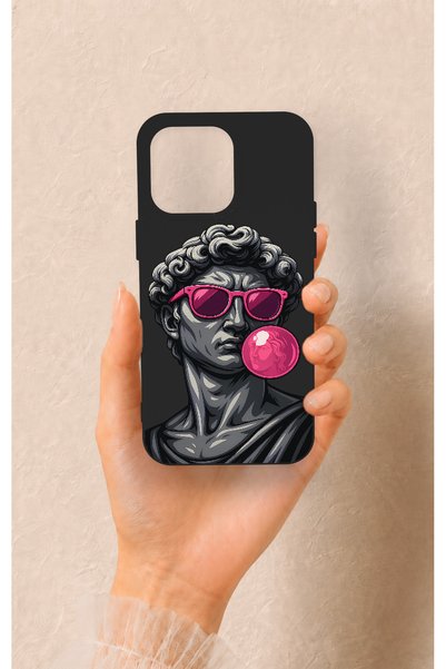 Vip Case iPhone 15 Pro Max Compatible Pop David Patterned Silicone Case