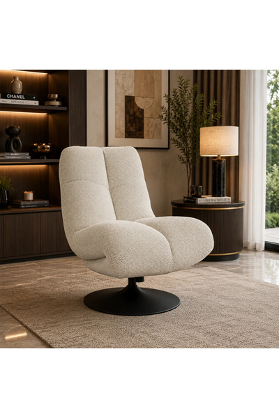 Mily Luxury Modern Swivel Recliner Chair with Elegant Design for Home and Lou...