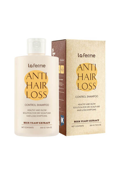 la ferme LAFERME anti-hair loss shampoo, with brewer's yeast extract, niacina...