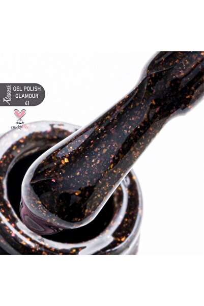 ALEZORI Ημιμόνιμο Βερνίκι Gel Glamour 41 (Αρ. 35 Γκλίτερ) 15ml