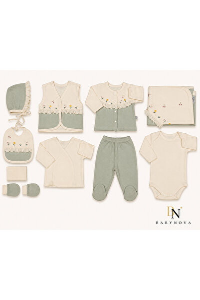 babyist مجموعة BabyNova المكونة من 10 قطع لحديثي الولادة من القطن بنسبة 100% ...