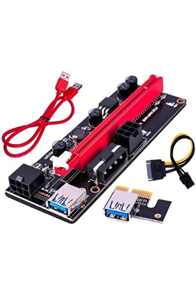 Yıldızan PCE 4248 PCI E Express 1X إلى 16X USB 3.0 009s Riser Riser Extension...