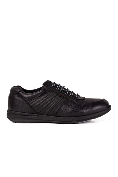 Mario Lavalle , pantofi casual bărbați model 087, piele naturală, Negru