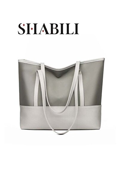 SHABILI Women's Large Capacity Shopping Bag, Ladies Zipper Closure Handbag To...