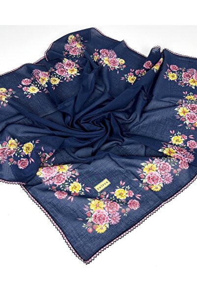 Huzurlu İpek Embroidered Cotton Writing 6588-06