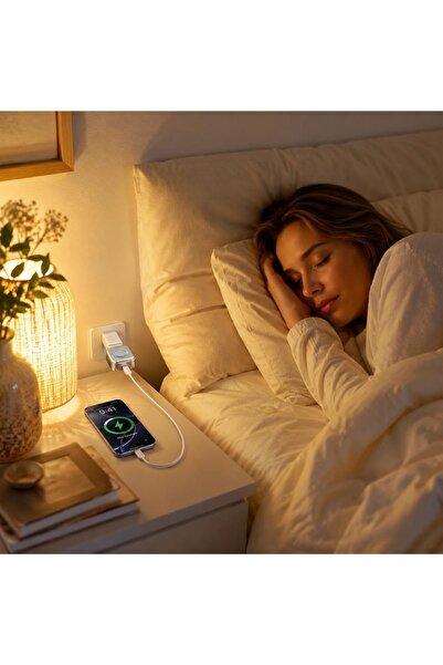 Generic Auto Disconnect Charger, Power-Off Protection 140W Plug and Play, Phone Charging Adapter