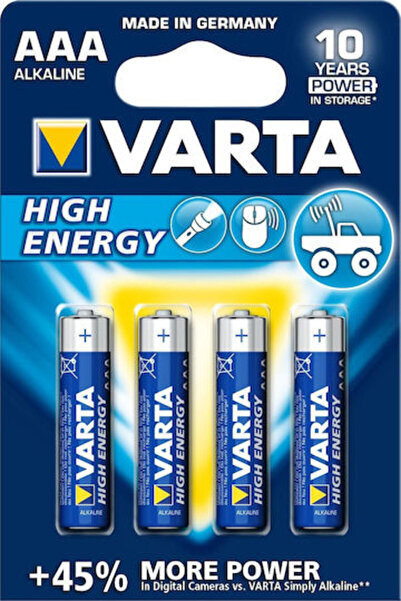 Varta Baterii alcaline de înaltă energie AAA 1.5V 4 bucăți