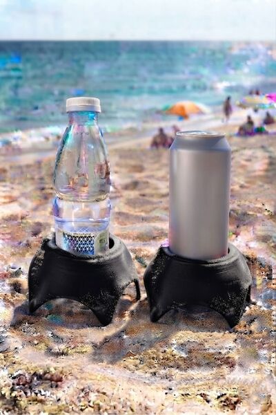 ARCANIUM Anti-Sink Smart Design Non-Tipping Coaster and Beverage Stabilizer f...
