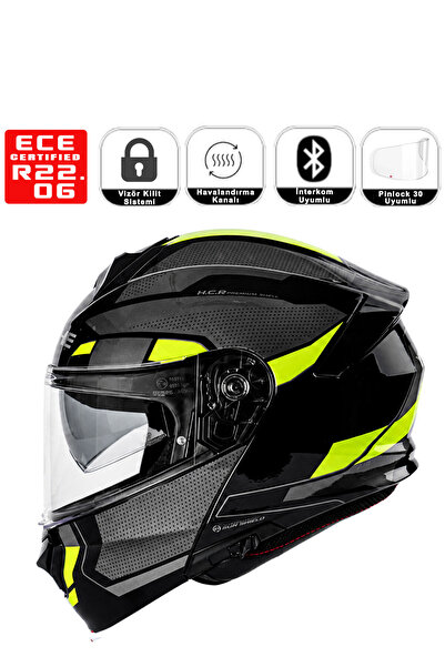 Yohe Stars Çene Açılır Kask (Ece-22.06)