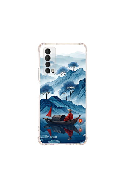 PrintiFy Huawei Psmart2021 ile Uyumlu Simya Serisi Sonsuz Akış Tasarımlı Uv B...