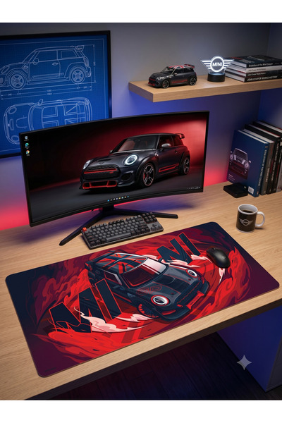RUGRUMBA Mini Gp Union 40X90Cm Gaming Player XL Large Size Non-Slip Base Stit...