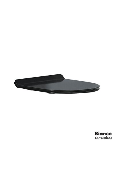 BIANCO CERAMICA Aida Κάλυμμα Λεκάνης βακελίτη Slim soft close Black Matt