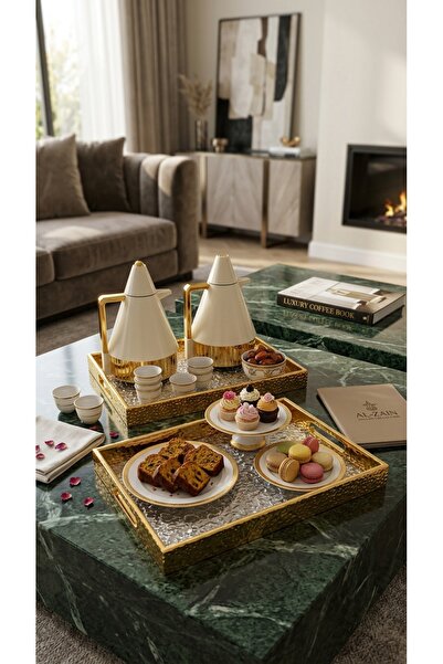 Generic Modern Style Yaktun from Trams Set with Coffee Cup Set and Dessert an...