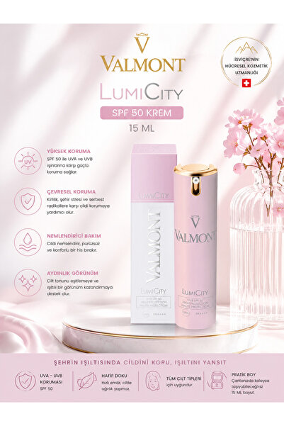 Valmont Lumicity Spf 50 15 ml - Brightening Care Cream That Provides Intensiv...