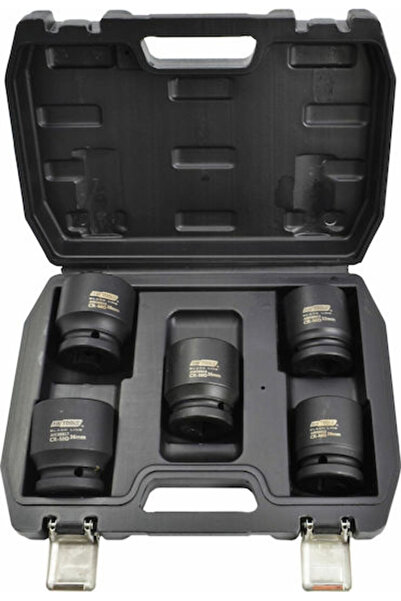 AwTools Set de chei tubulare de impact 3/4 " 5 piese Black Line