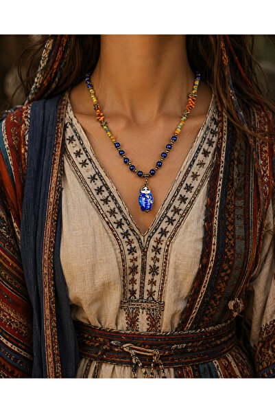 HER ŞEY NOTA www.herseynota.com Nerina Ethnic Matryoshka Figured Bead Necklac...