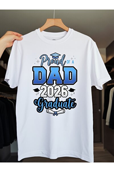 12 Teknoloji Proud Dad of a 2026 Graduate Men'S T-Shirt Graduation Celebratio...