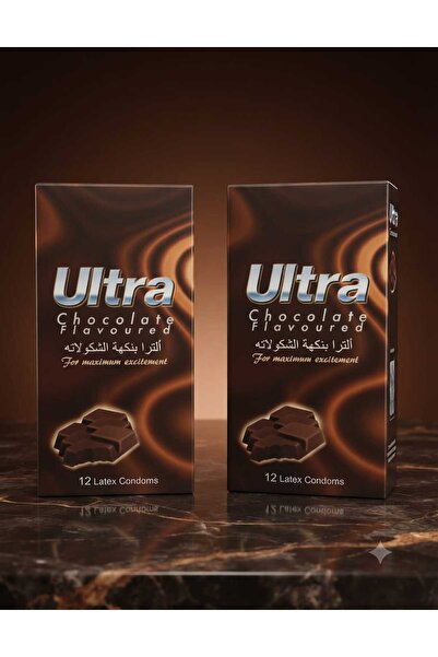 ULT Ultra Medical Grade Lubricated 12 Pack - Ultra Condoms 12 Pack - Chocolat...