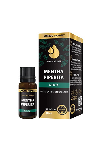 Cosmo Pharm Ulei Esential Integral de Menta Piperata pentru Uz Intern 100% 10ml