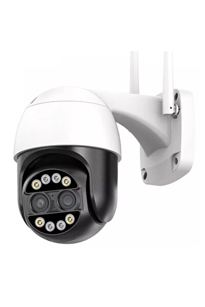 OnShop Camera Supraveghere Rotativa Dubla Wireless 8MPX,