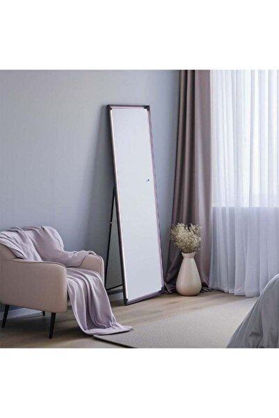 Danube Home Hensley Floor Mirror with Tri-Color LED Lights & Touch Screen But...
