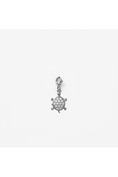 Silveranka 925 Ayar Gümüş Kaplumbağa Charm - Kolye Ucu