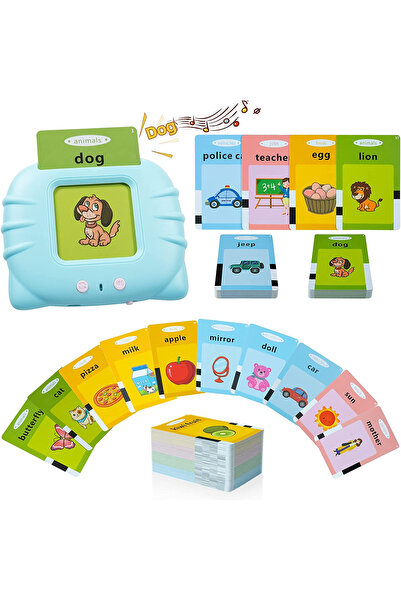Simply Joy Jucărie educativă cu alfabet, cuvinte, animale, numere, set mașină...