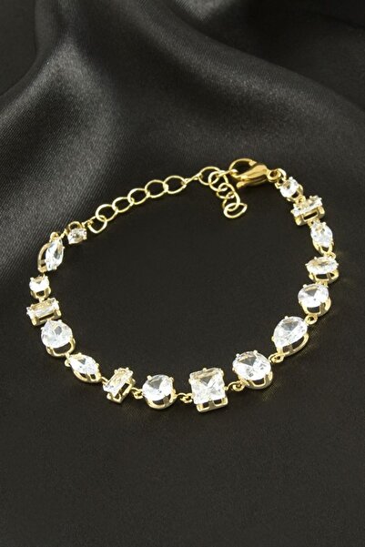 ZERO LAND Savoroski Zircon Stone Bracelet - Yellow