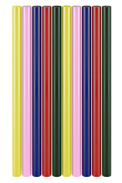 goobay ράβδοι σιλικόνης 77856, Φ11mm x 200mm, διάφορα χρώματα, 10τμχ