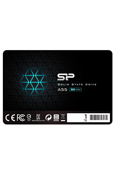 Silicon Power SSD A55 1TB, 2.5", SATA III, 500-450MB/s, 7mm