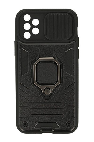 POWERTECH Θήκη Ring Lens MOB-1751 για Samsung A73 5G, μαύρη