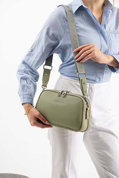 Just Polo Women's Shoulder Bag with Adjustable Strap and Multiple Compartments