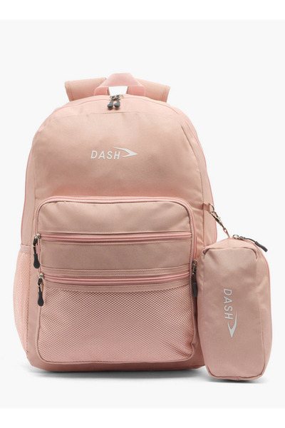 Dash Solid 2-Piece School Backpack Set for Kids 13 Years+ with Pencil Pouch