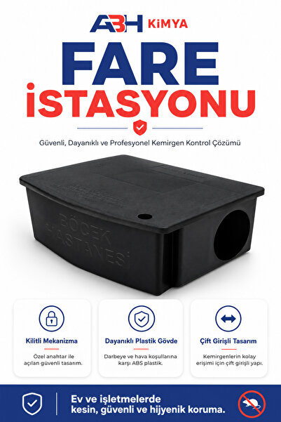 Böcek Hastanesi Fare İstasyonu Kilitli Kullanıma Hazır Zehri İçerisinde Fare ...