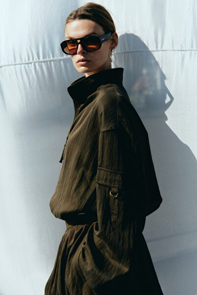 H&M Oversize Gabardin Ceket