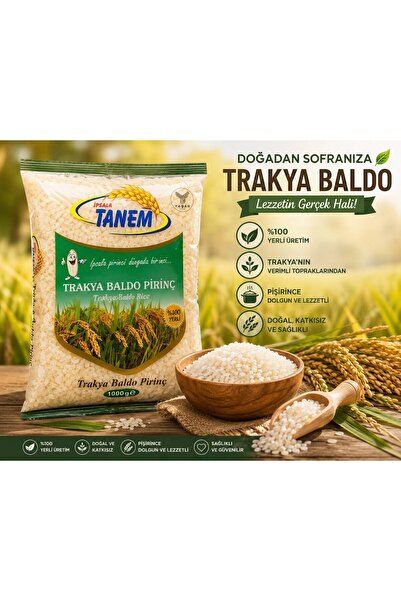 İPSALA TANEM Yaşar Agro İpsala Trakya Tanem Baldo 1 kg Pirinç