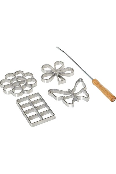 The Bros Steel 5 pieces Biscuit maker, CBM005, 26.2 cm, Biscuit Cutter, Cooki...