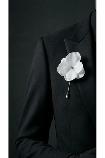 BTRENDY Gelincik Damat Yaka İğnesi,Yaka Çiçeği Şık Aksesuar