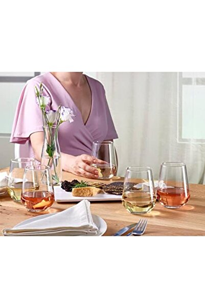 Yıldızan Edl Shop Allegra Set of 6, Wine, Juice, Water, Whiskey, 425 ml Edl S...