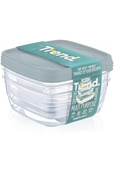 Yıldızan Msa Shop Hobby Life Trend 3-Piece Square Storage Set – Large Volume,...