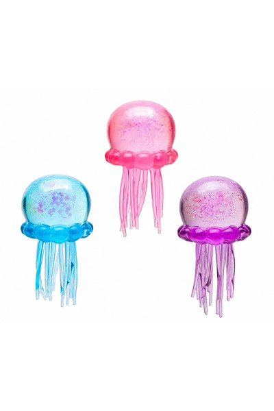 Squishy Jucărie Meduză cu Sclipici, Antistres, Super Soft, Elastică, Diverse ...
