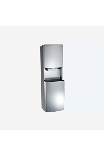 OEMS Wall-Mounted Paper Towel Dispenser & Trash Bin | ASI