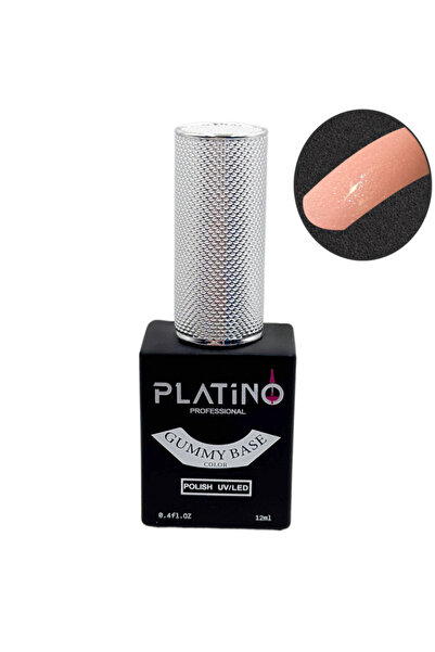 PLATINO Professional Bază GUMMY Fibră de sticlă și vitamine, CRYSTAL COVER, N...